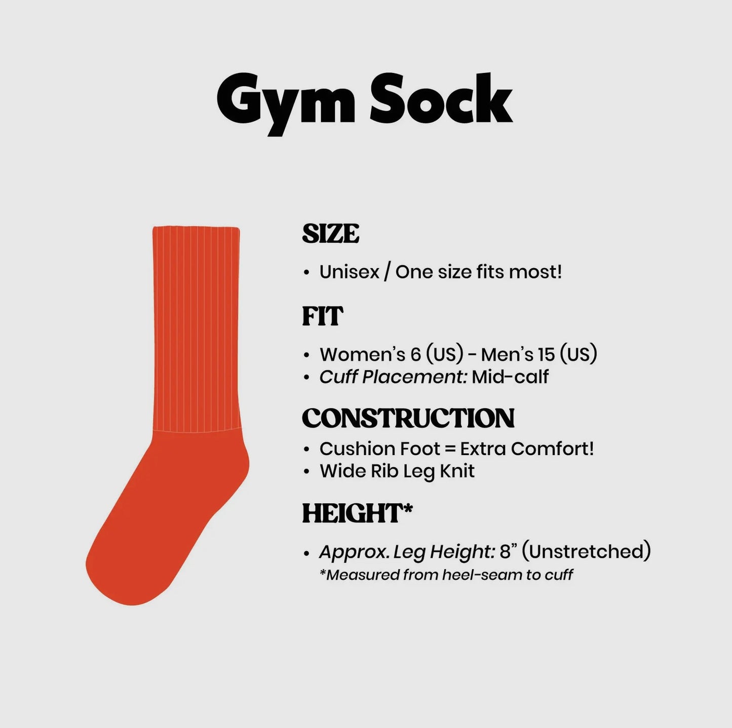 Birthday Bitch Gym Crew Sock