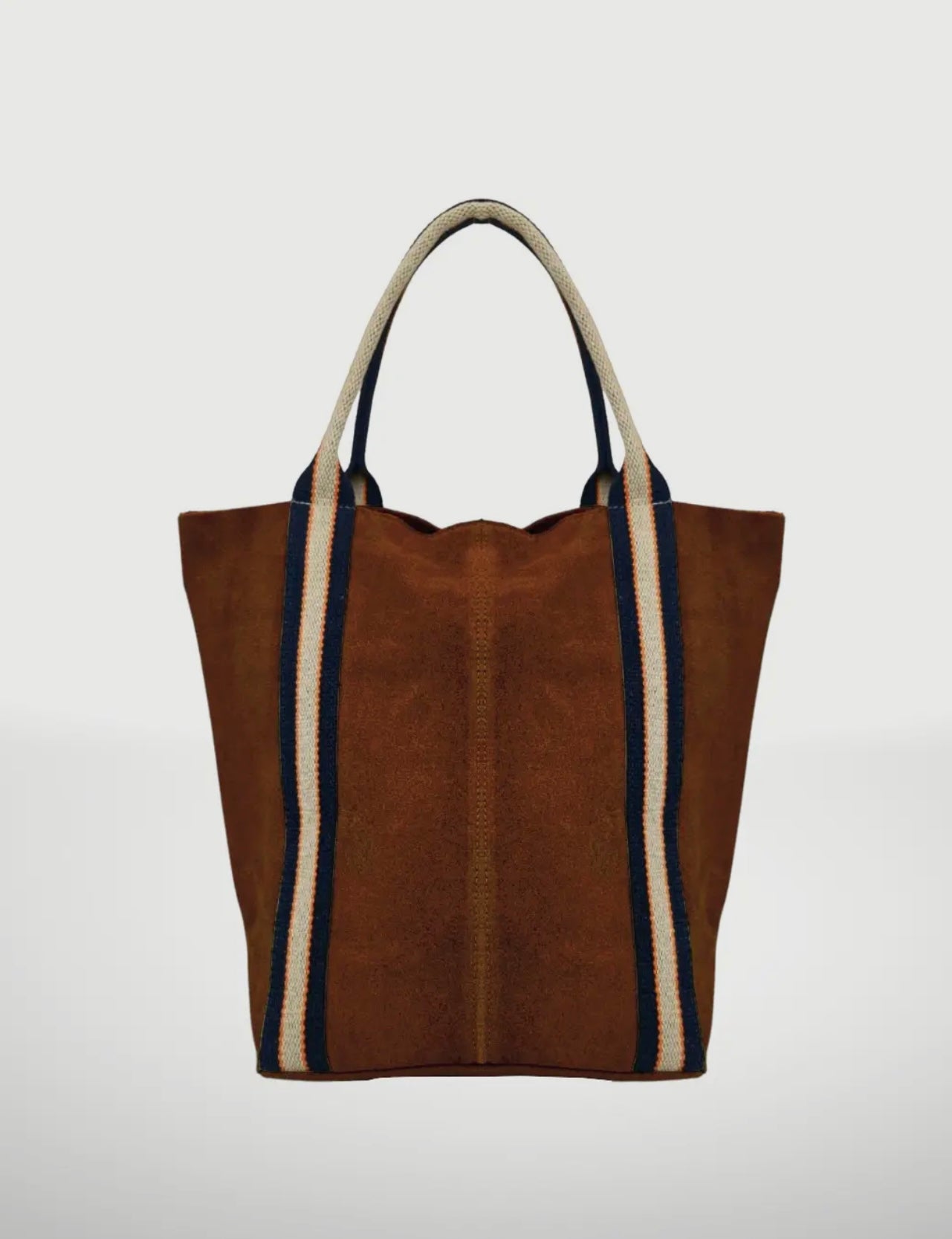 Melody Suede Leather Tote Bag