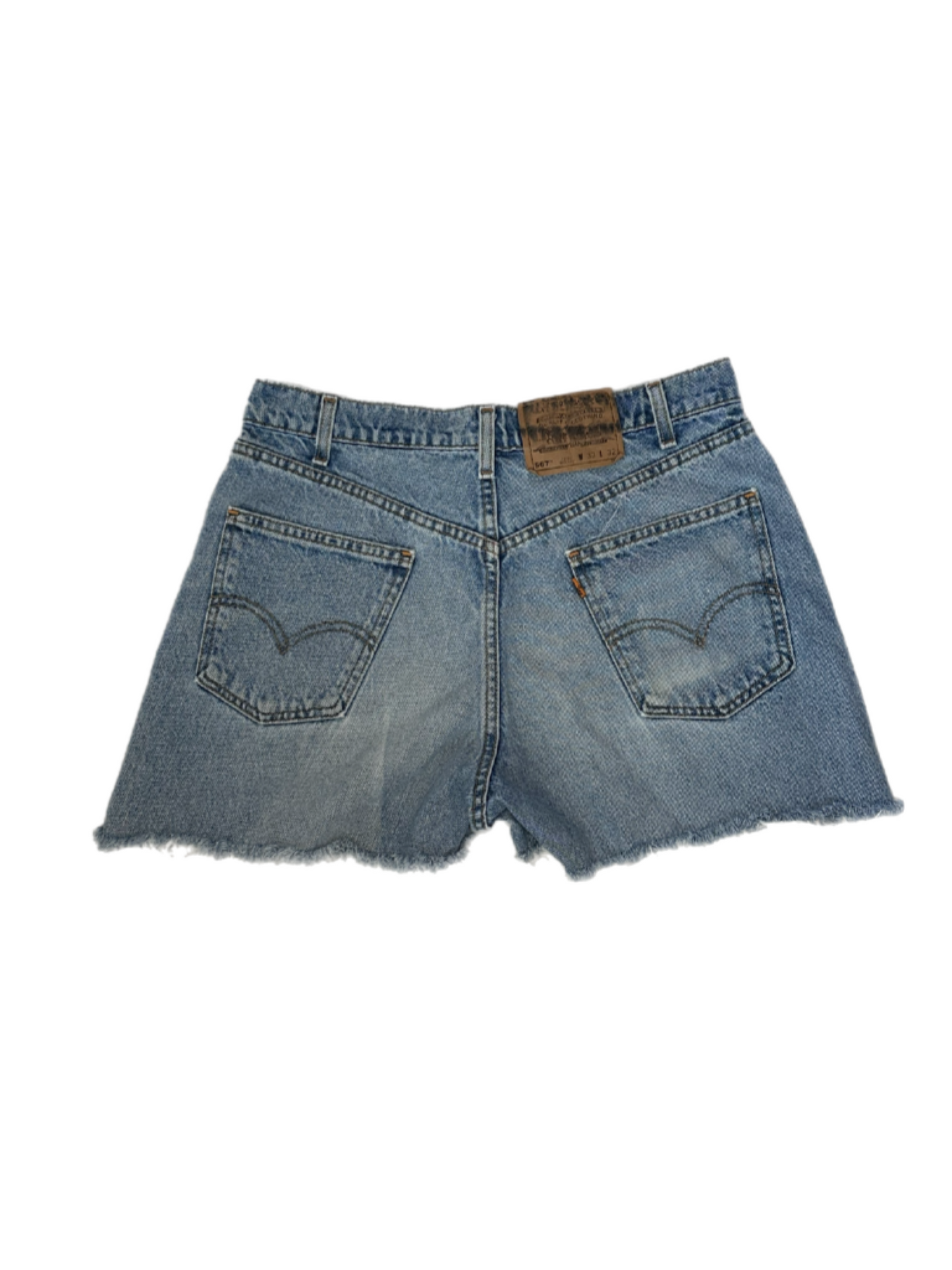 Vintage Levi Orange Tab 567 Short 32” Waist