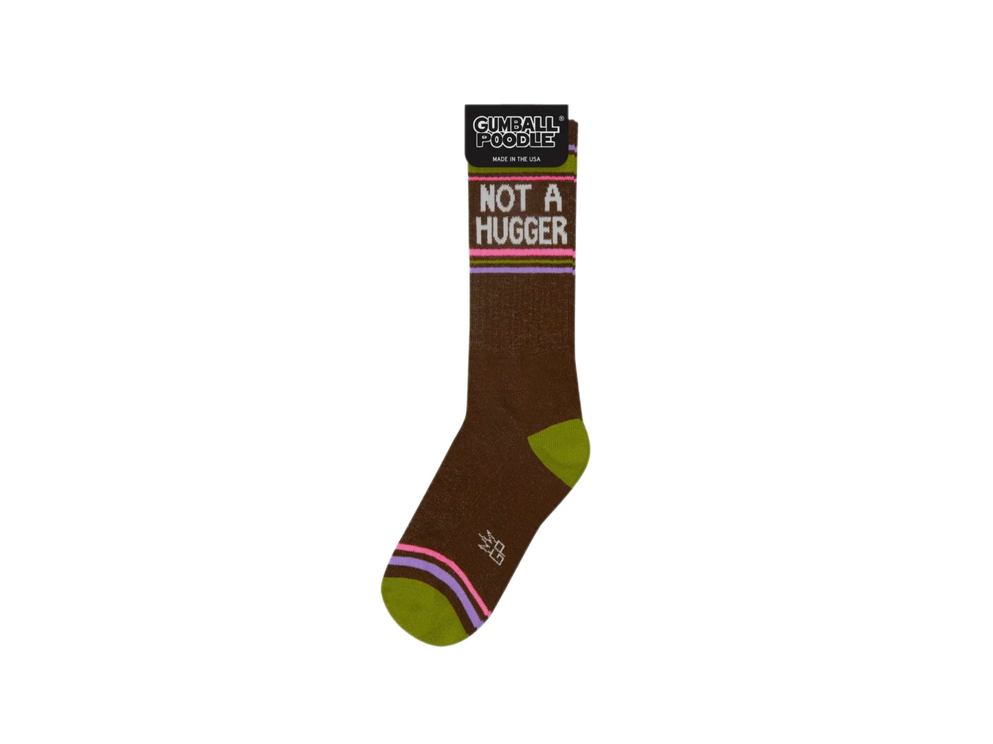 Not A Hugger Gym Crew Socks