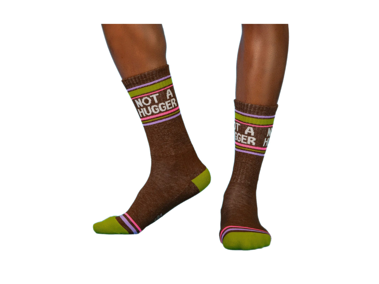 Not A Hugger Gym Crew Socks