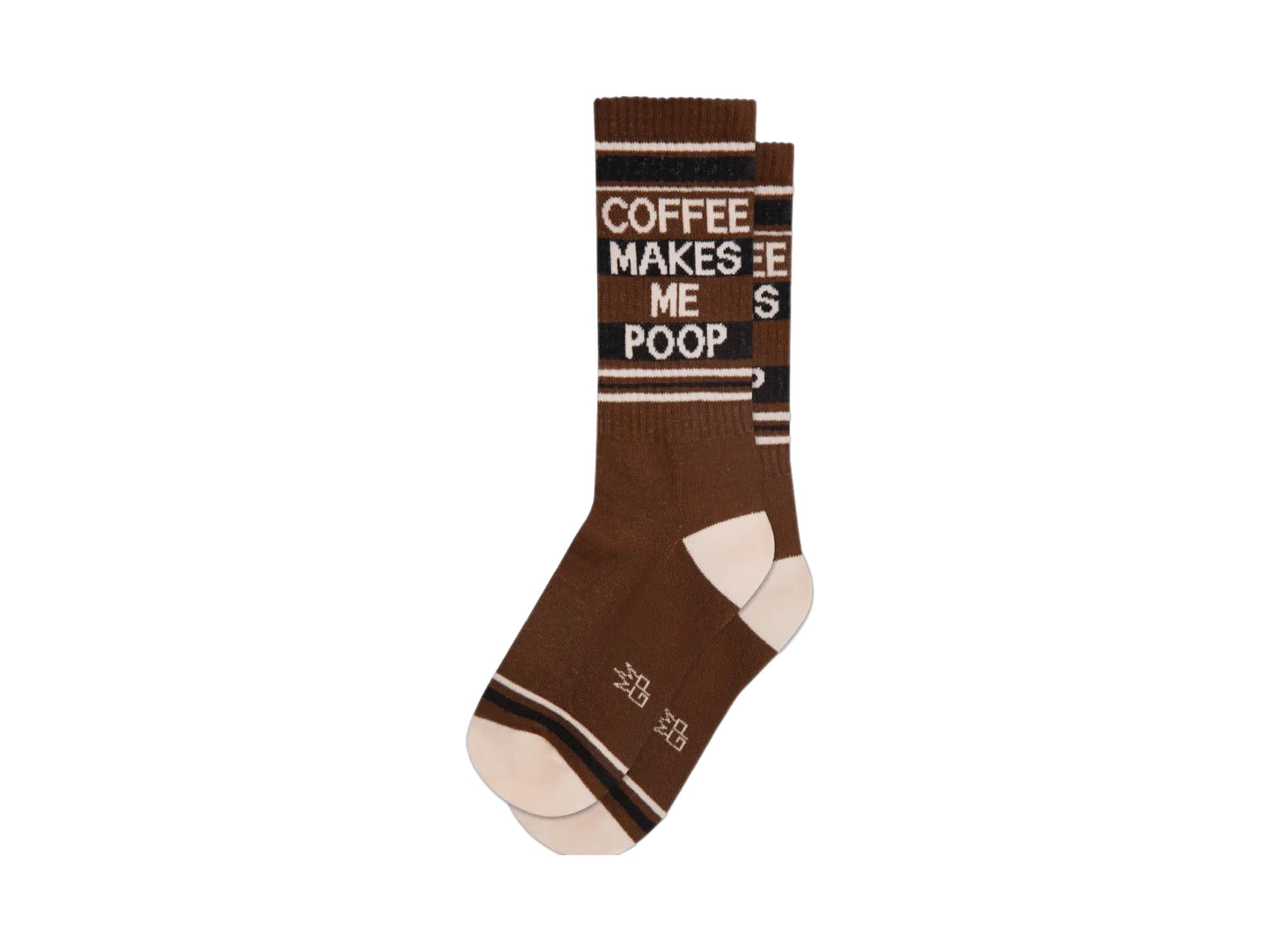 Coffee Makes Me Poop Gym Crew Socks