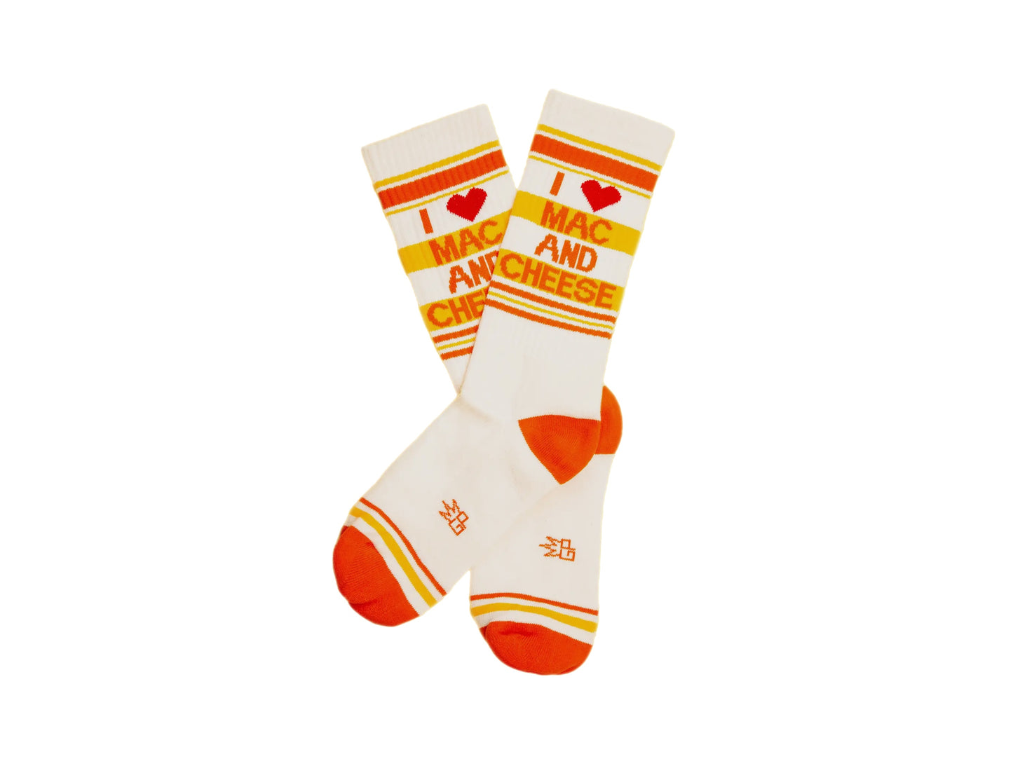 I Love Mac N Cheese Gym Crew Socks
