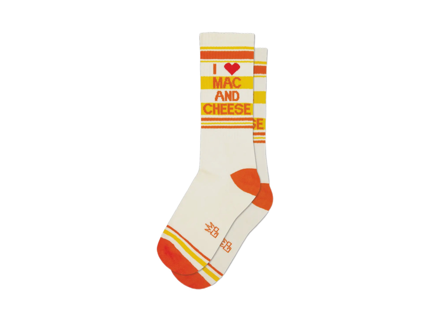 I Love Mac N Cheese Gym Crew Socks