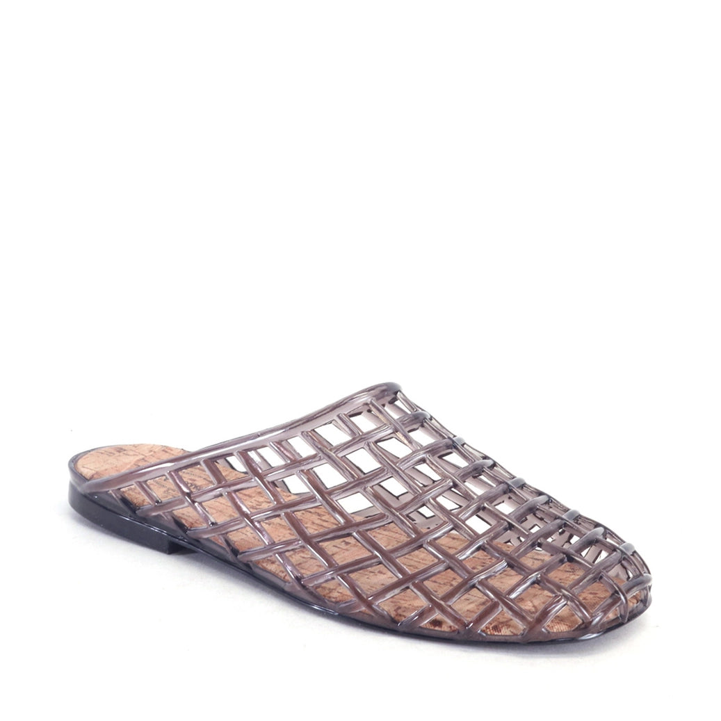 Jelly Mesh Mule Slip-On Comfort Sandal