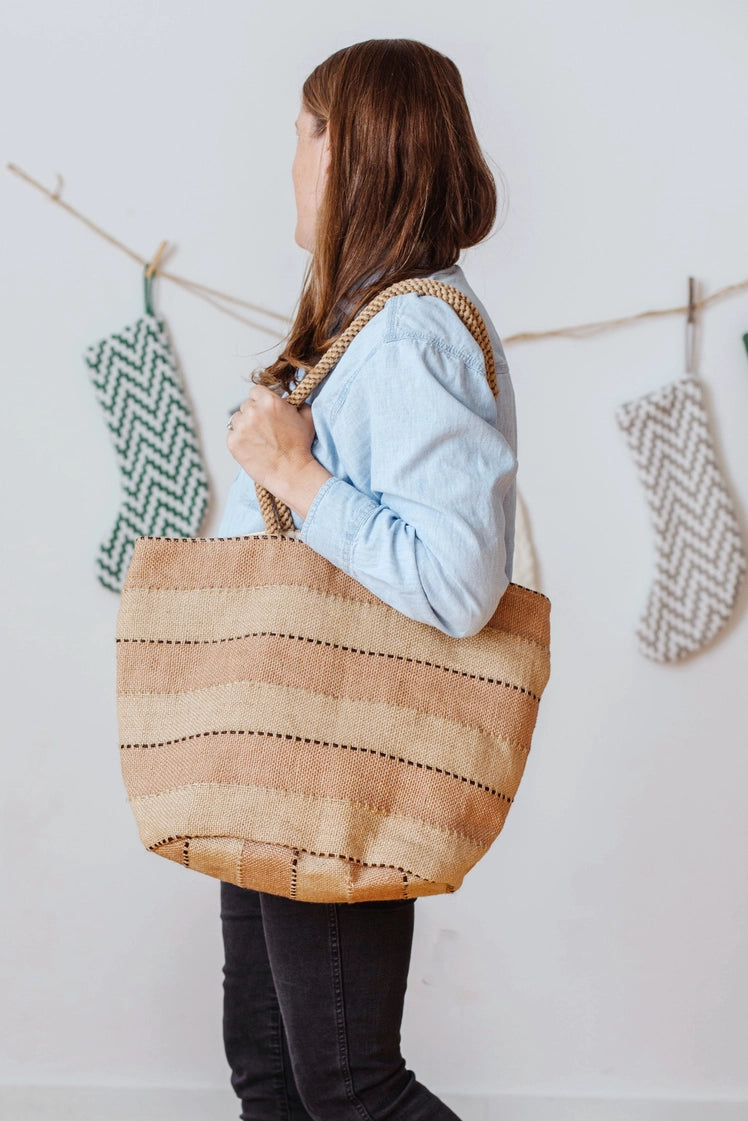 Shoulder Bag, Jute / Khari Spice